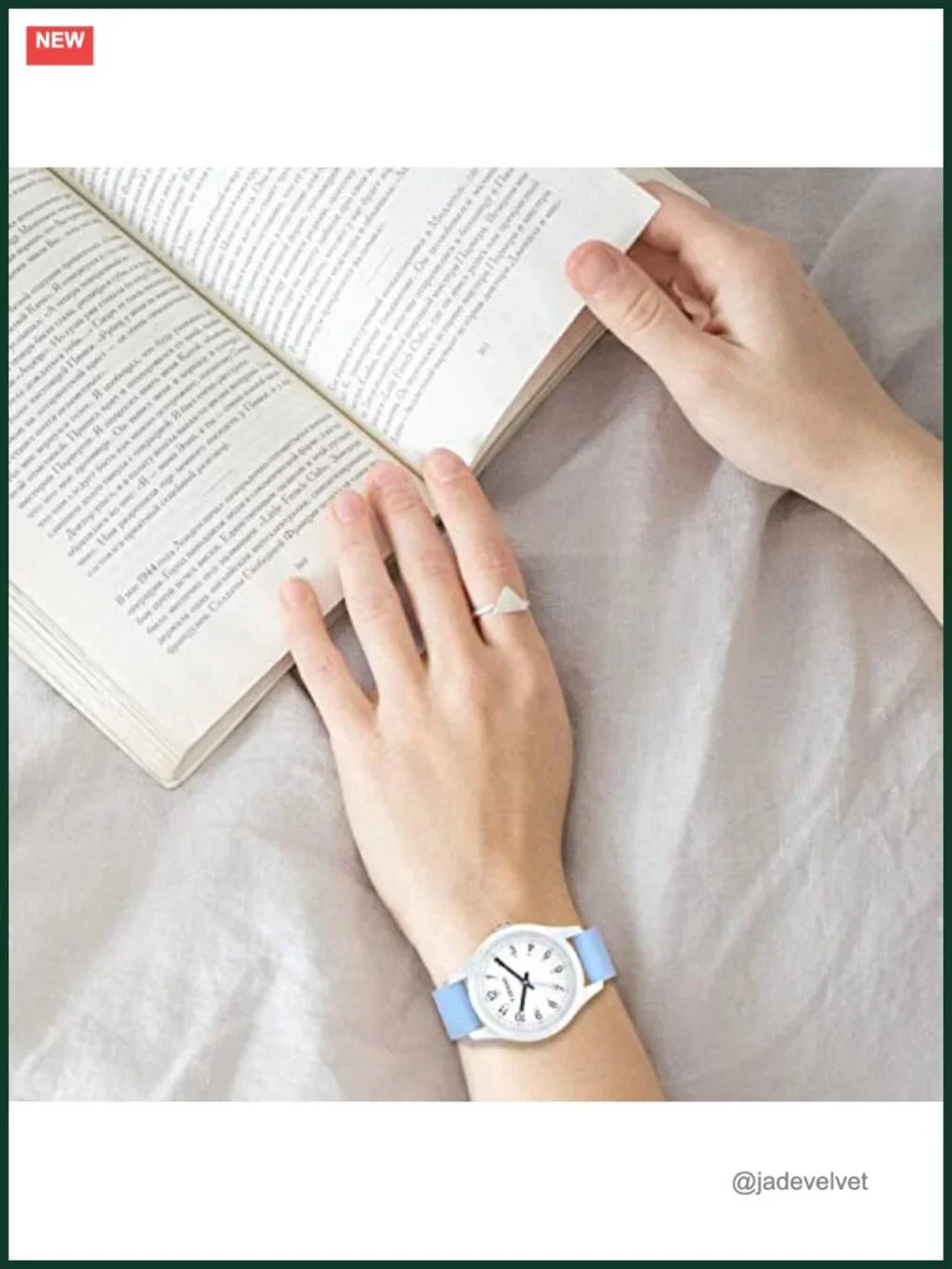 Large Dial Waterproof Women's Watch Easy Read 40mm Silicone Band Japanese Quartz
